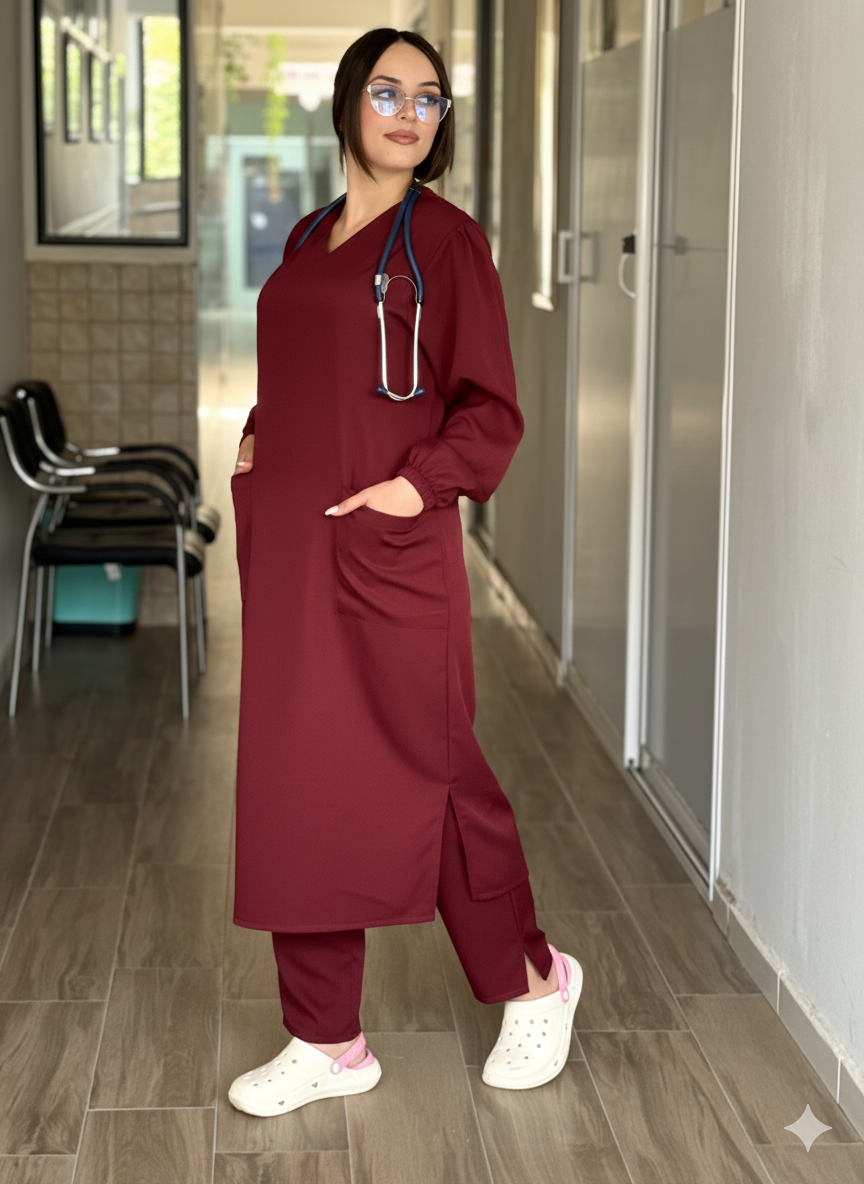 Serena- Tenue médicale pour femme- longue