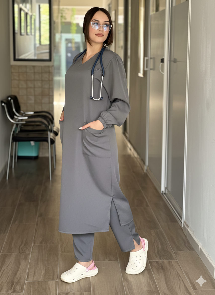 Serena- Tenue médicale pour femme- longue